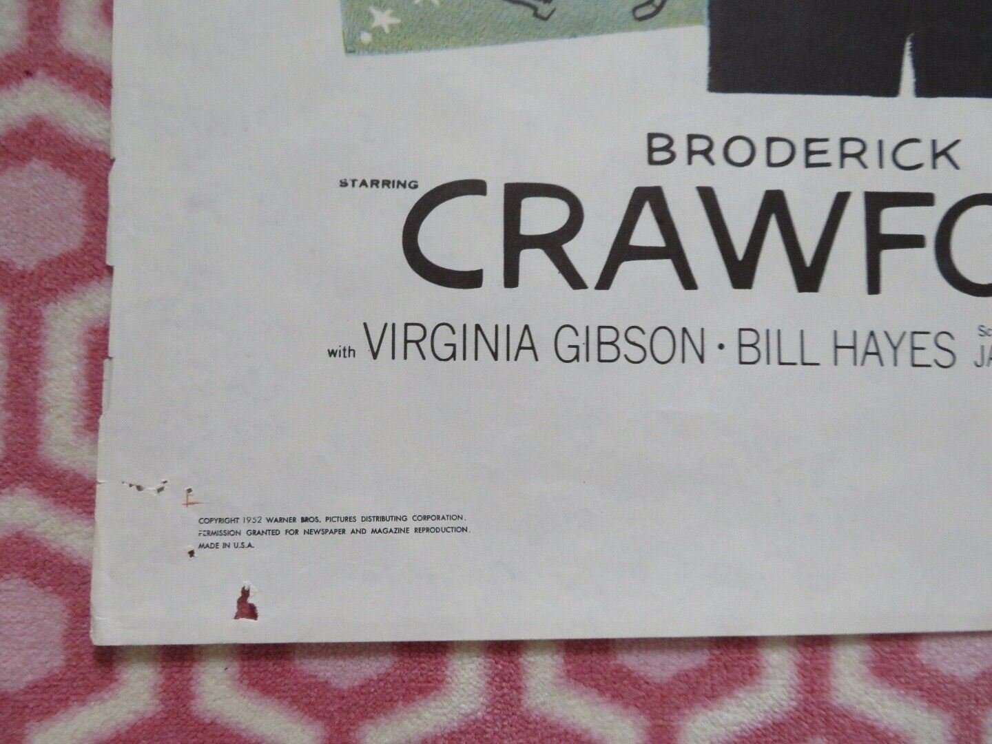 STOP YOU'RE KILLING ME US ONE SHEET POSTER BRODERICK CRAWFORD CLAIRE TREVOR 1953 Movie posters