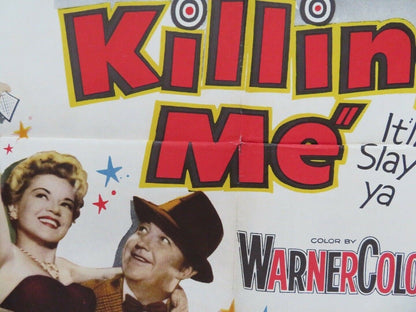 STOP YOU'RE KILLING ME US ONE SHEET POSTER BRODERICK CRAWFORD CLAIRE TREVOR 1953 Movie posters