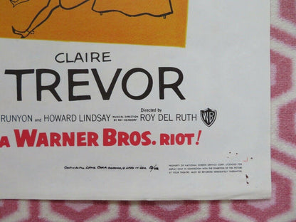 STOP YOU'RE KILLING ME US ONE SHEET POSTER BRODERICK CRAWFORD CLAIRE TREVOR 1953 Movie posters