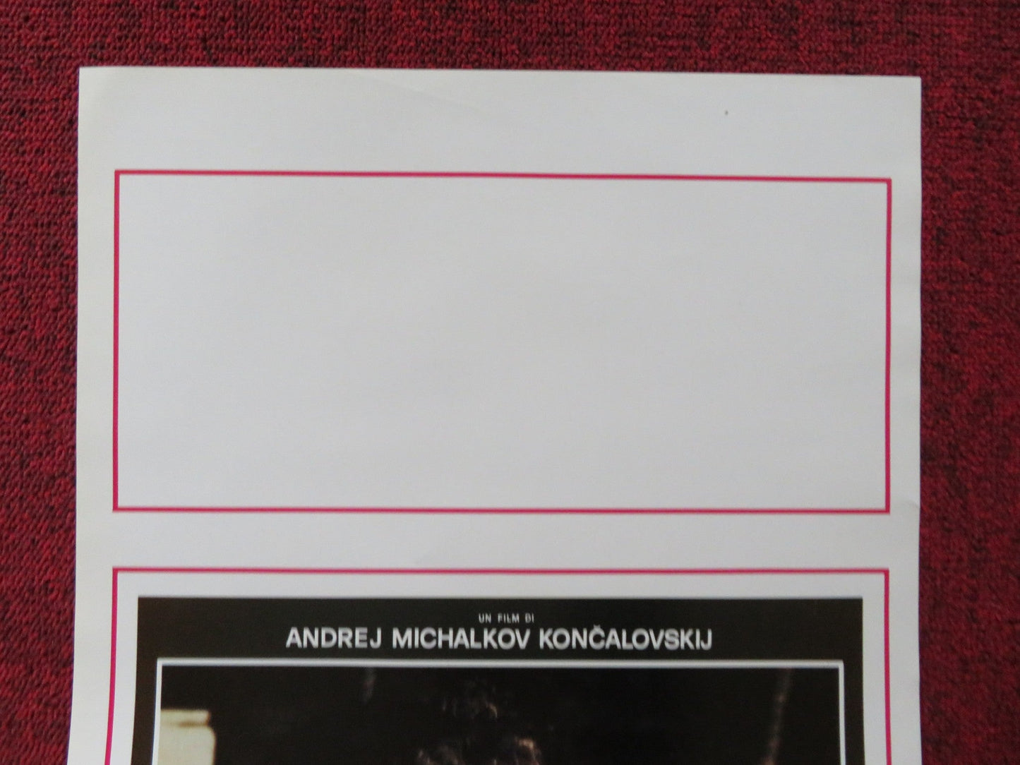 STORIA DI ASJA KLJACINA CHE AMO'SENZA SPOSARSI ITALIAN LOCANDINA POSTER 1988 Rendezvous Cinema Movie posters