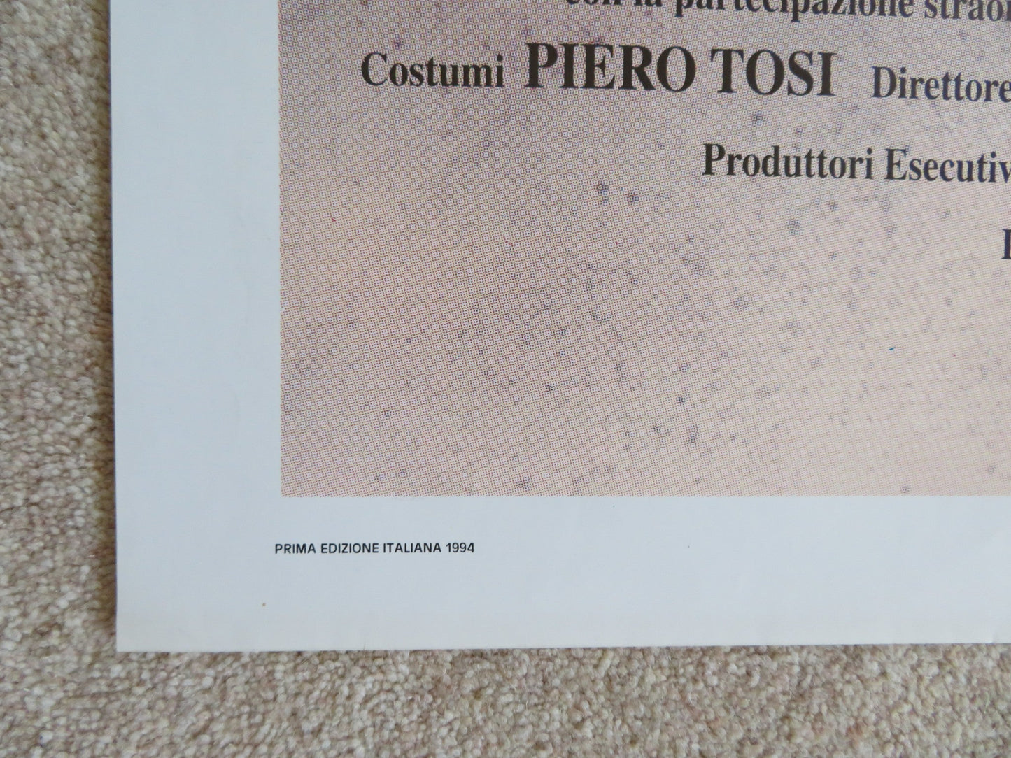 STORIA DI UNA CAPINERA ITALIAN 2 FOGLIO POSTER ANGELA BETTIS J.SCHAECH 1993 Rendezvous Cinema Movie posters