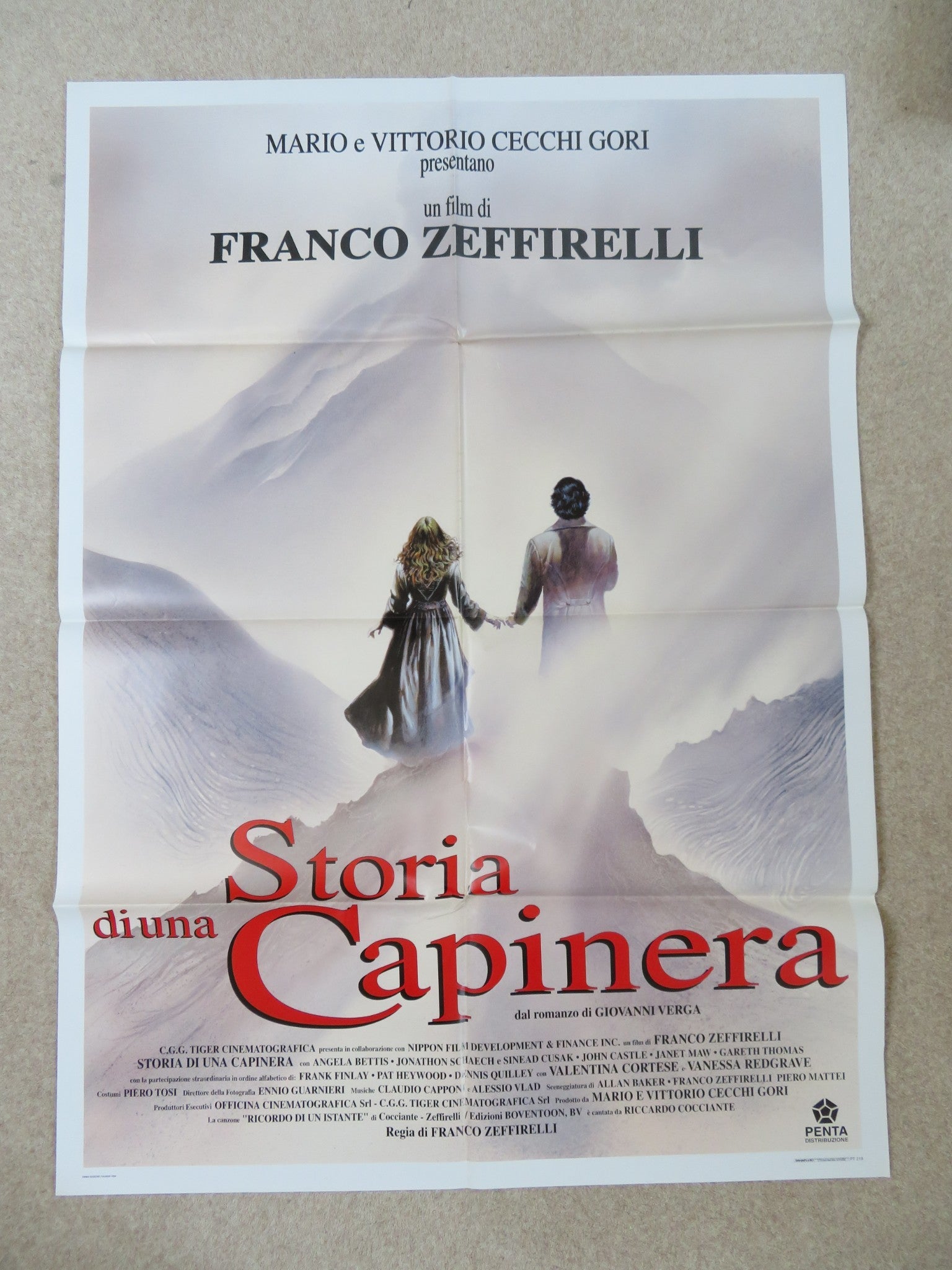 STORIA DI UNA CAPINERA ITALIAN 2 FOGLIO POSTER ANGELA BETTIS J.SCHAECH 1993 Rendezvous Cinema Movie posters