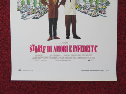 STORIE DI AMORI E INFEDELTA' ITALIAN LOCANDINA POSTER ALLEN BETTE MIDLER 1991 Rendezvous Cinema Movie posters