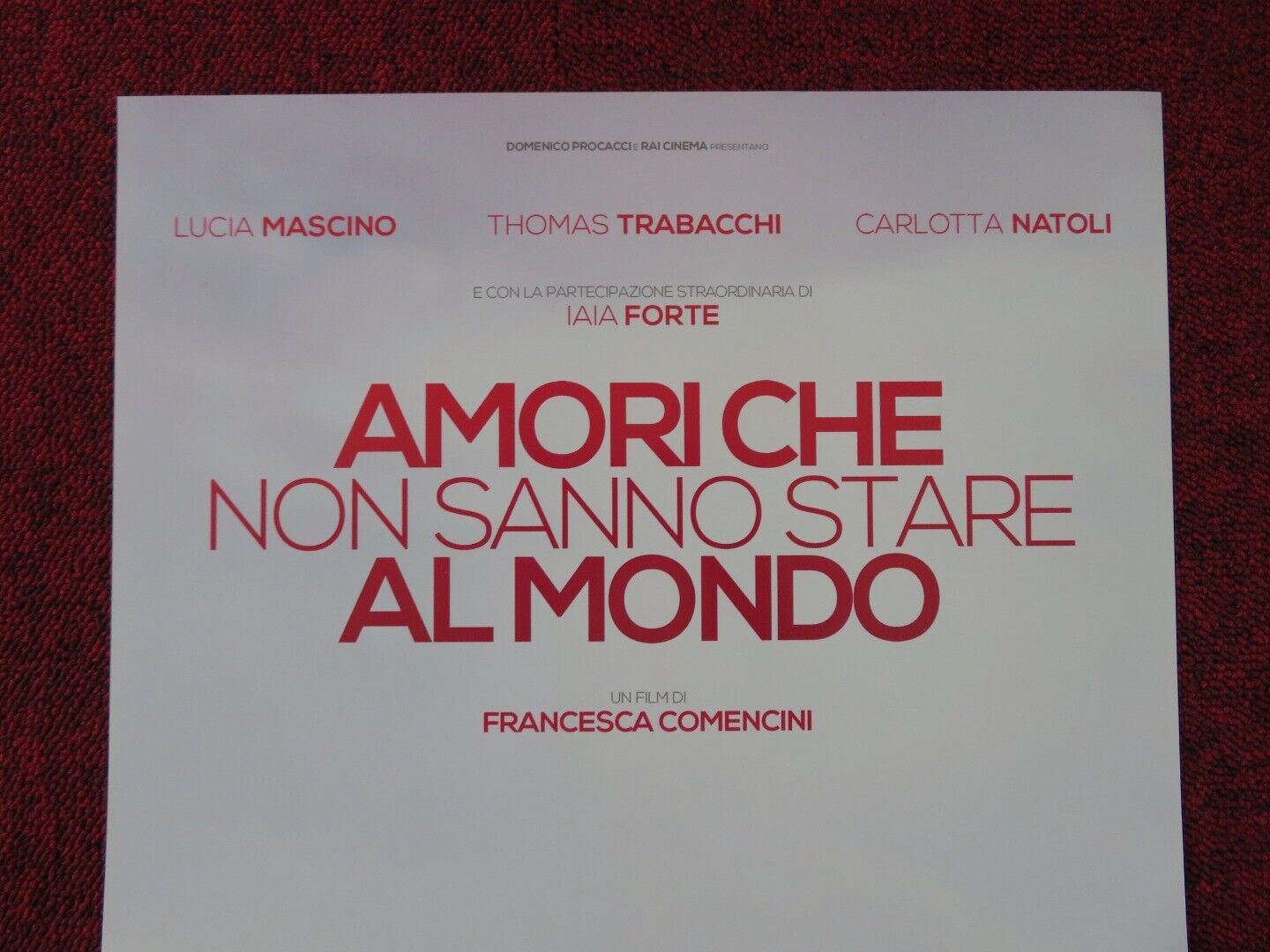 STORIES OF LOVE THAT CANNOT...ITALIAN LOCANDINA (26.5"x12.5") POSTER 2017 Rendezvous Cinema Movie posters