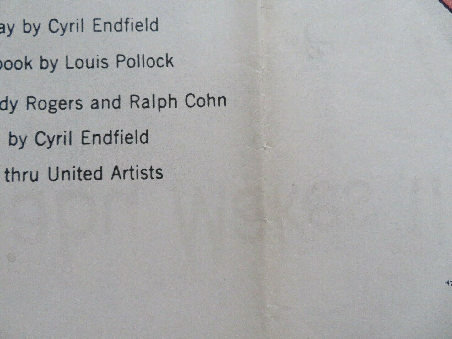 STORK BITES MAN US ONE SHEET POSTER JACKIE COOPER 1947 Movie posters