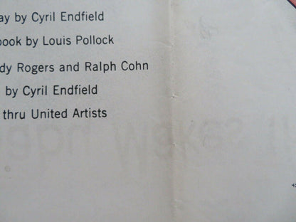 STORK BITES MAN US ONE SHEET POSTER JACKIE COOPER 1947 Movie posters