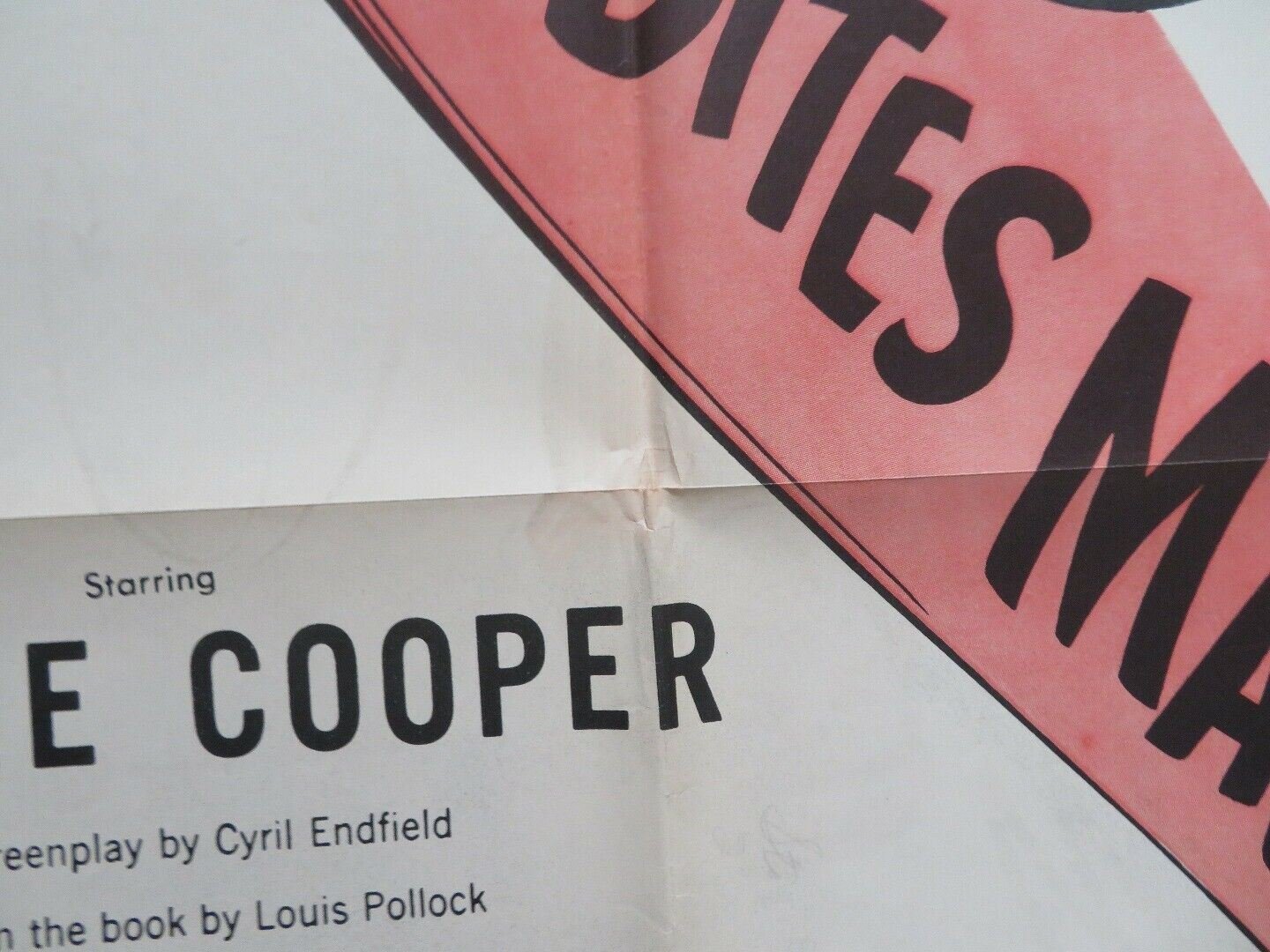 STORK BITES MAN US ONE SHEET POSTER JACKIE COOPER 1947 Movie posters