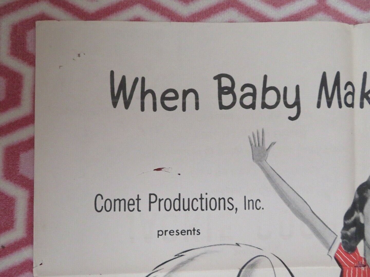 STORK BITES MAN US ONE SHEET POSTER JACKIE COOPER 1947 Movie posters