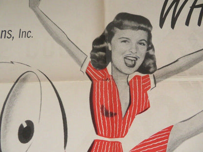 STORK BITES MAN US ONE SHEET POSTER JACKIE COOPER 1947 Movie posters