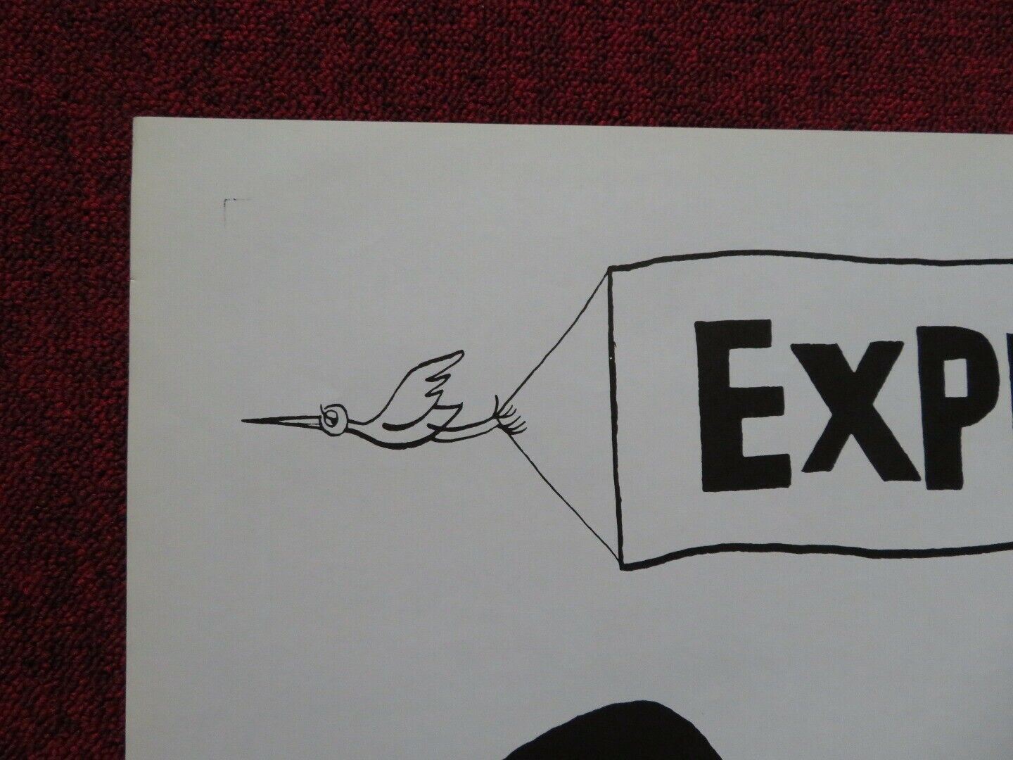 STORK TALK FOLDED US ONE SHEET POSTER TONY BRITTON ANNE HEYWOOD 1964 Movie posters