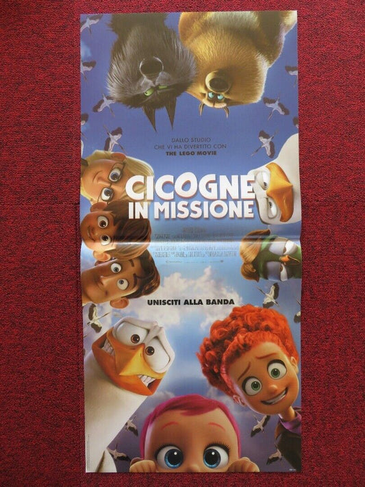 STORKS ITALIAN LOCANDINA (27"x12.5") POSTER ANDY SAMBERG 2016 - Rendezvous Cinema