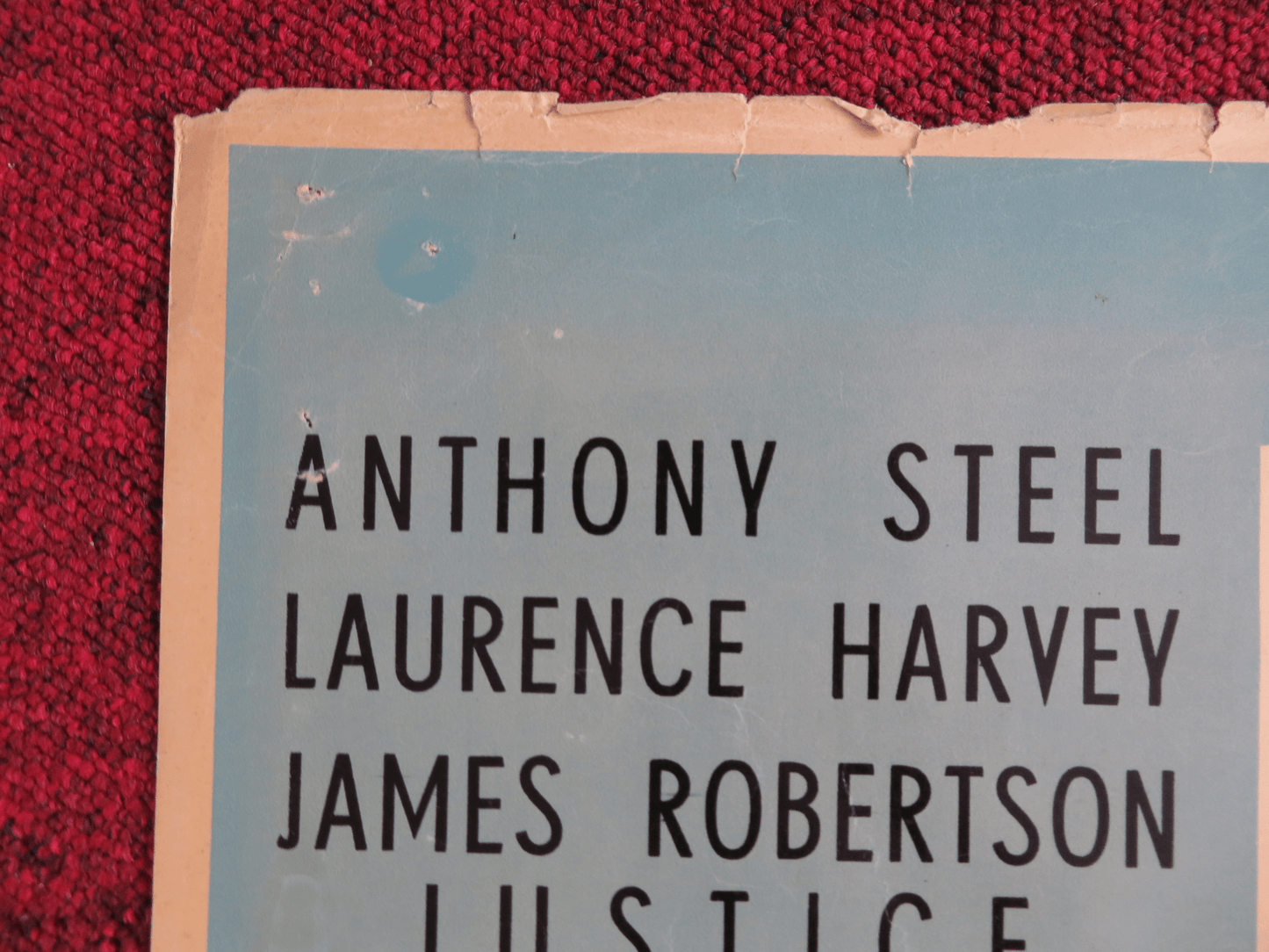 STORM OVER THE NILE ITALIAN FOTOBUSTA POSTER ANTHONY STEEL LAURENCE H.JAMES 1955 Rendezvous Cinema Movie posters