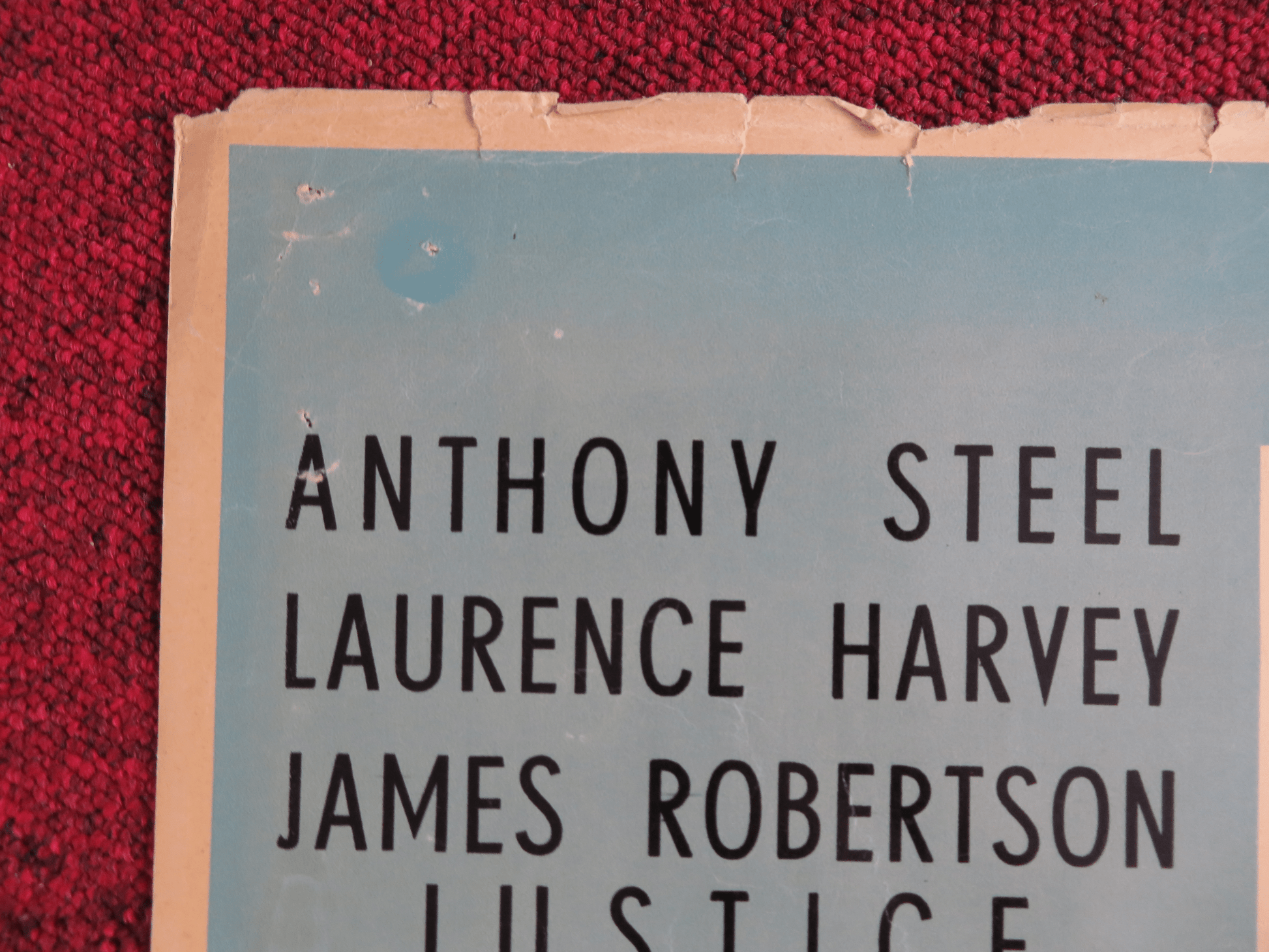 STORM OVER THE NILE ITALIAN FOTOBUSTA POSTER ANTHONY STEEL LAURENCE H.JAMES 1955 Rendezvous Cinema Movie posters