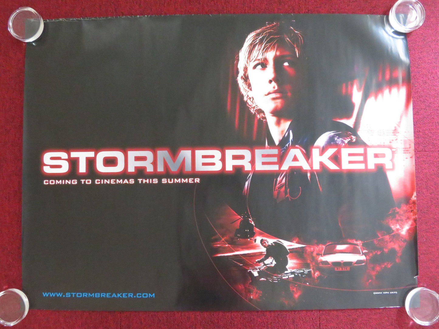 STORMBREAKER QUAD (30"x 40") ROLLED POSTER ALEX PETTYFER EWAN MCGREGOR 2006 Rendezvous Cinema Movie posters
