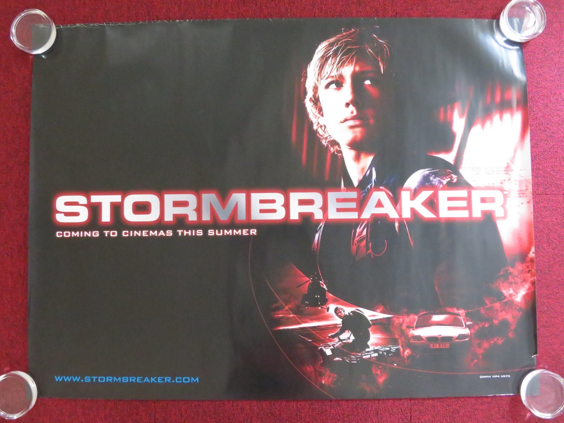 STORMBREAKER QUAD (30"x 40") ROLLED POSTER ALEX PETTYFER EWAN MCGREGOR 2006 Rendezvous Cinema Movie posters