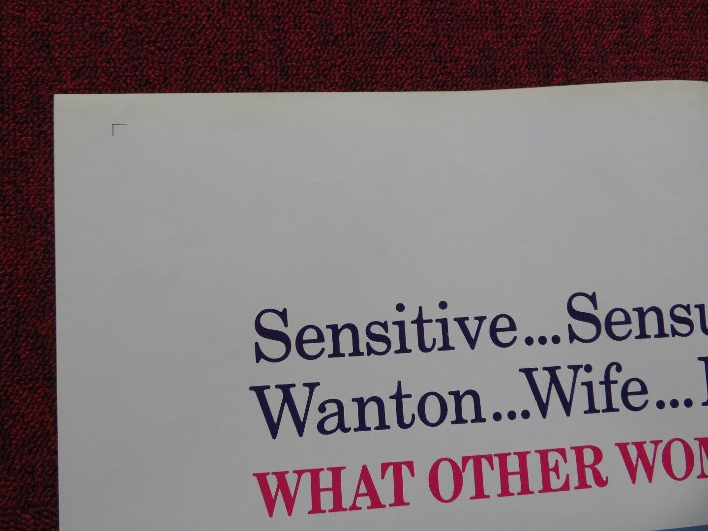 STORY OF A WOMAN FOLDED US ONE SHEET POSTER BIBI ANDERSSON ROBERT STACK 1969 Movie posters