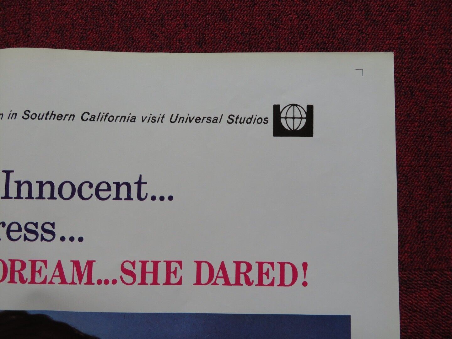 STORY OF A WOMAN FOLDED US ONE SHEET POSTER BIBI ANDERSSON ROBERT STACK 1969 Movie posters