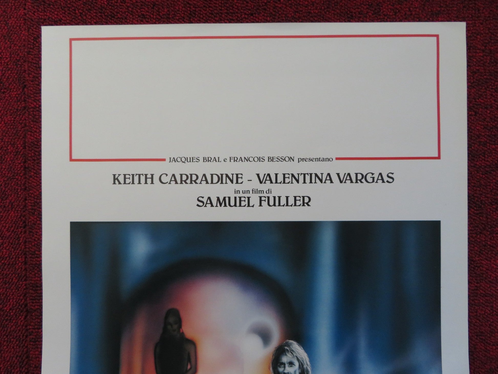 STRADA SENZA RITORNO ITALIAN LOCANDINA POSTER KEITH CARRADINE V. VARGAS 1989 Rendezvous Cinema Movie posters