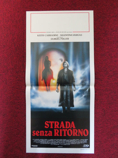 STRADA SENZA RITORNO ITALIAN LOCANDINA POSTER KEITH CARRADINE V. VARGAS 1989 Rendezvous Cinema Movie posters