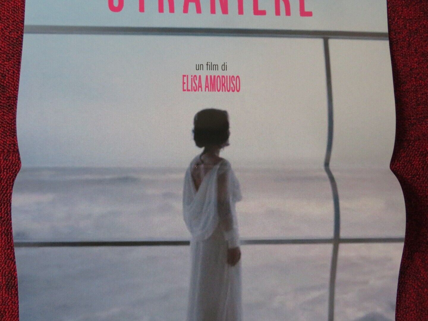 STRANE STRANIERE ITALIAN LOCANDINA (26.5"x13") POSTER ELISA AMORUSO 2016 Movie posters