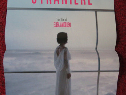 STRANE STRANIERE ITALIAN LOCANDINA (26.5"x13") POSTER ELISA AMORUSO 2016 Movie posters