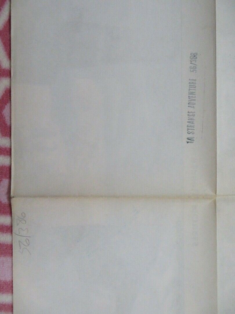 STRANGE ADVENTURE US ONE SHEET POSTER JOAN EVANS BEN COOPER 1956 Movie posters