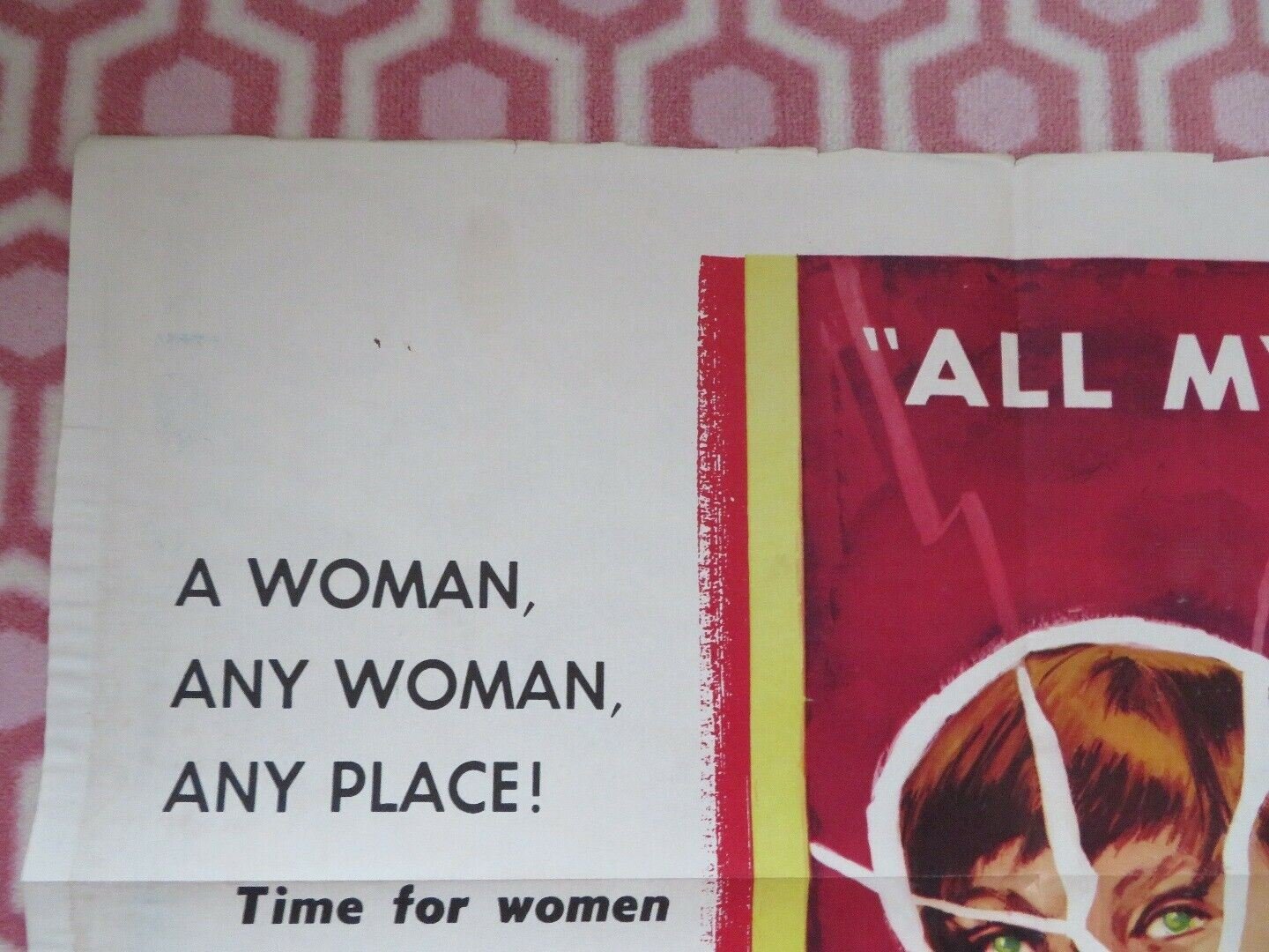 STRANGE AFFECTION US ONE SHEET POSTER RICHARD ATTENBROUGH JILL ADAMS 1959 Movie posters