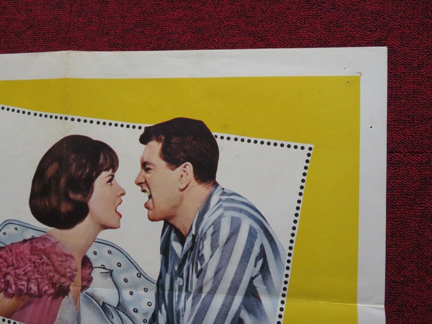 STRANGE BEDFELLOWS FOLDED US ONE SHEET POSTER ROCK HUDSON GINA LOLLOBRIGIDA 1965 Movie posters