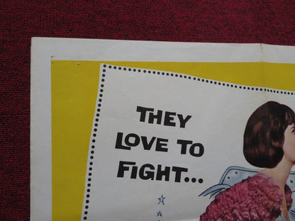 STRANGE BEDFELLOWS FOLDED US ONE SHEET POSTER ROCK HUDSON GINA LOLLOBRIGIDA 1965 Movie posters