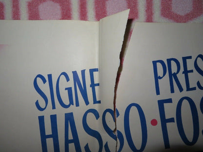 STRANGE TRIANGLE FOLDED US ONE SHEET POSTER SIGNE HASSO PRESTON FOSTER 1946 Movie posters