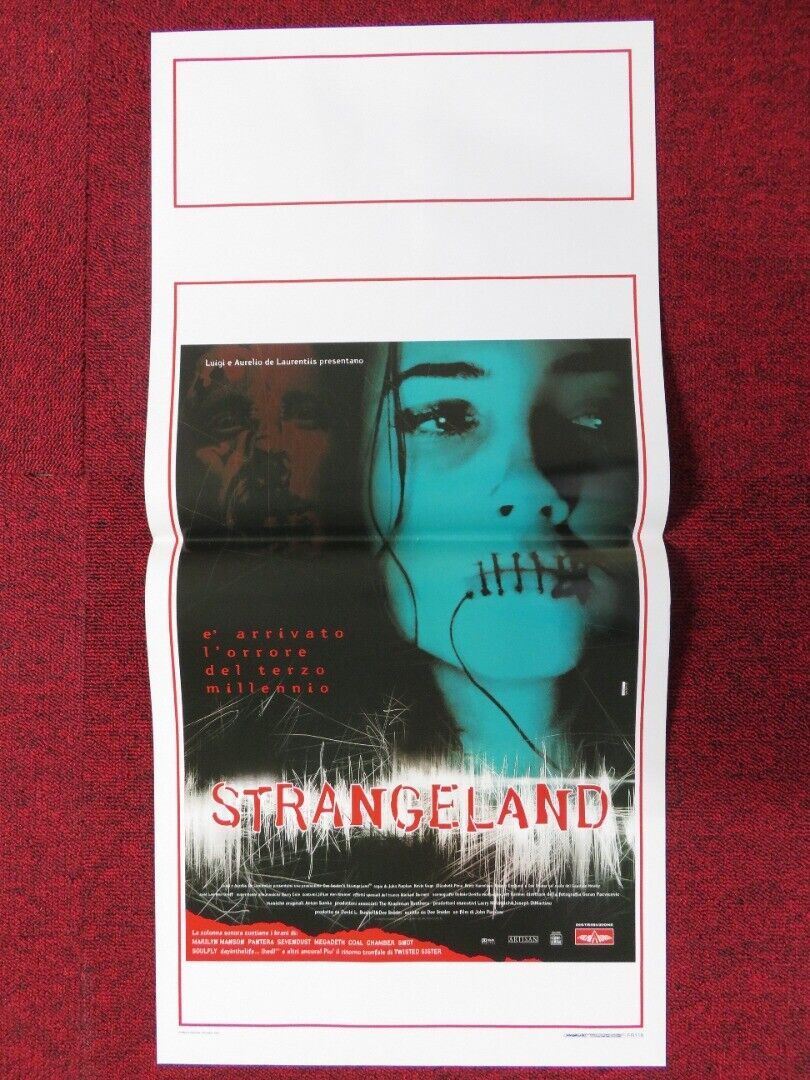 STRANGELAND ITALIAN LOCANDINA (27.5"x13") POSTER KEVIN GAGE ELIZABETH PENA 2001 Movie posters