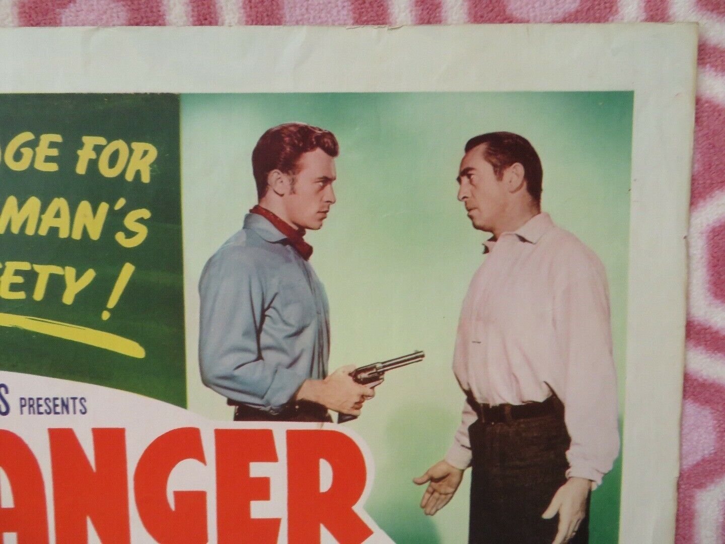 STRANGER AT MY DOOR US HALF SHEET (22"x 28") POSTER MACDONALD CAREY 1956 - Rendezvous Cinema