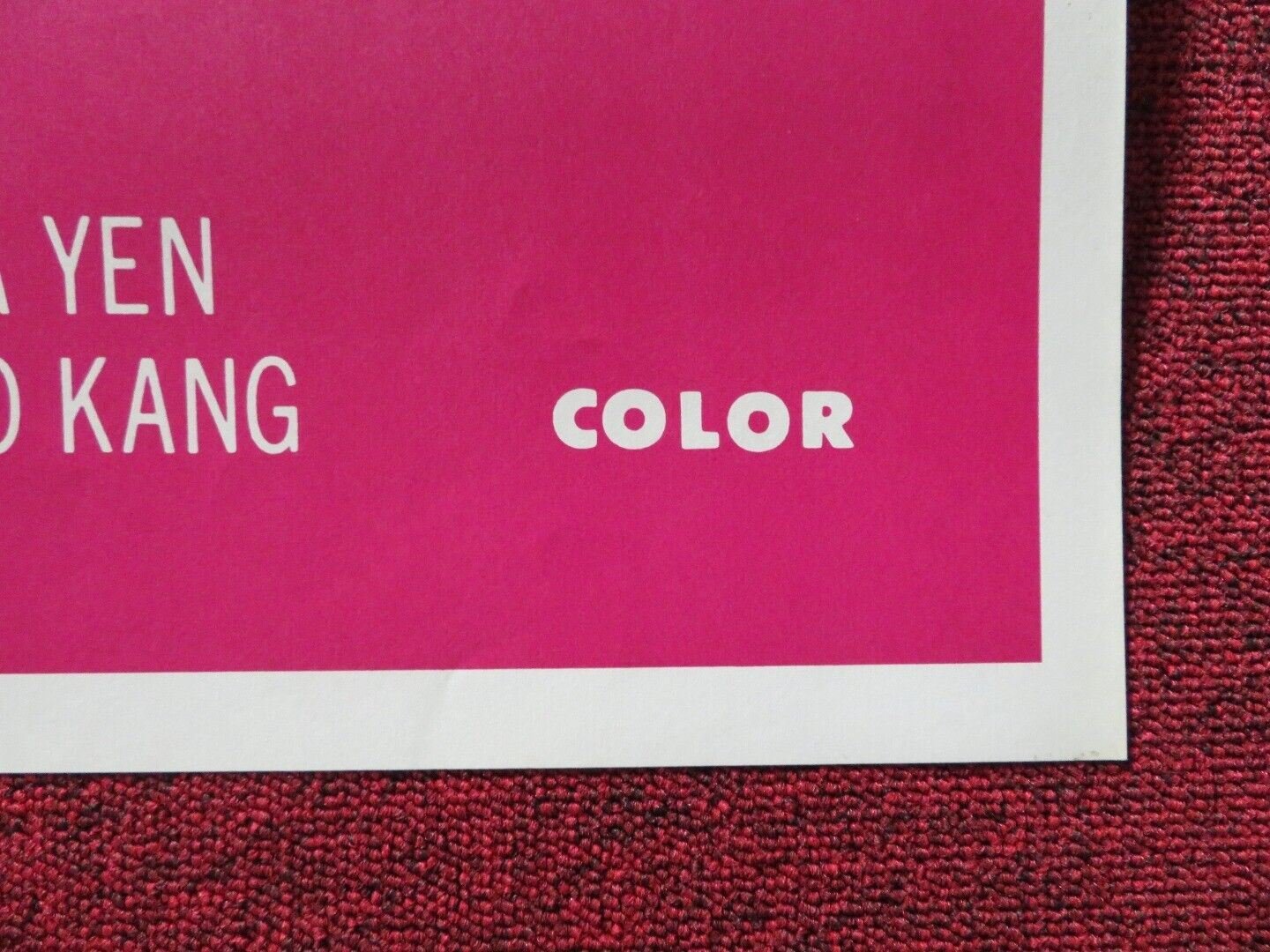 STRANGER FROM CANTON FOLDED US ONE SHEET POSTER (35"x23") JASON PIAO PAI 1973 Rendezvous Cinema Movie posters