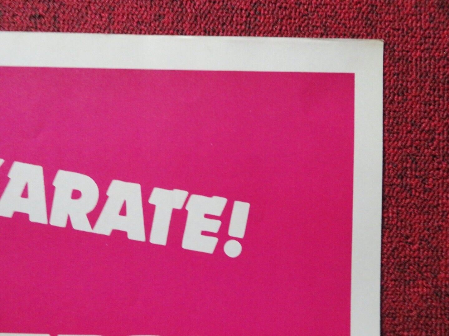 STRANGER FROM CANTON FOLDED US ONE SHEET POSTER (35"x23") JASON PIAO PAI 1973 Rendezvous Cinema Movie posters