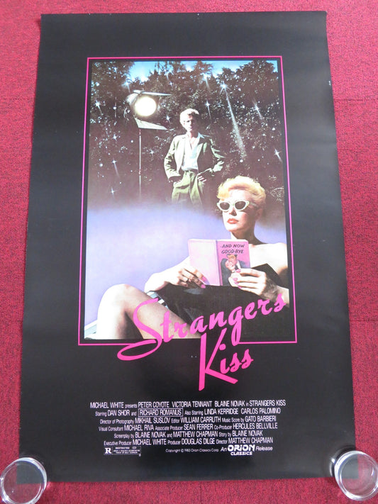 STRANGERS KISS US ONE SHEET ROLLED POSTER PETER COYOTE VICTORIA TENNANT 1983 Rendezvous Cinema Movie posters