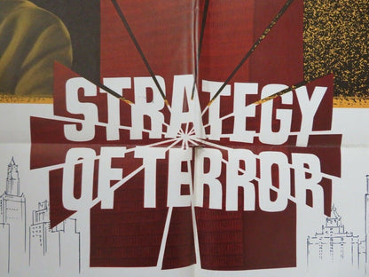 STRATEGY OF TERROR US ONE SHEET POSTER HUGH O'BRAIN BARBARA RUSH 1969 Movie posters