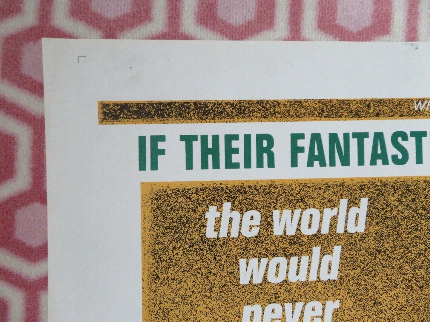 STRATEGY OF TERROR US ONE SHEET POSTER HUGH O'BRAIN BARBARA RUSH 1969 Movie posters