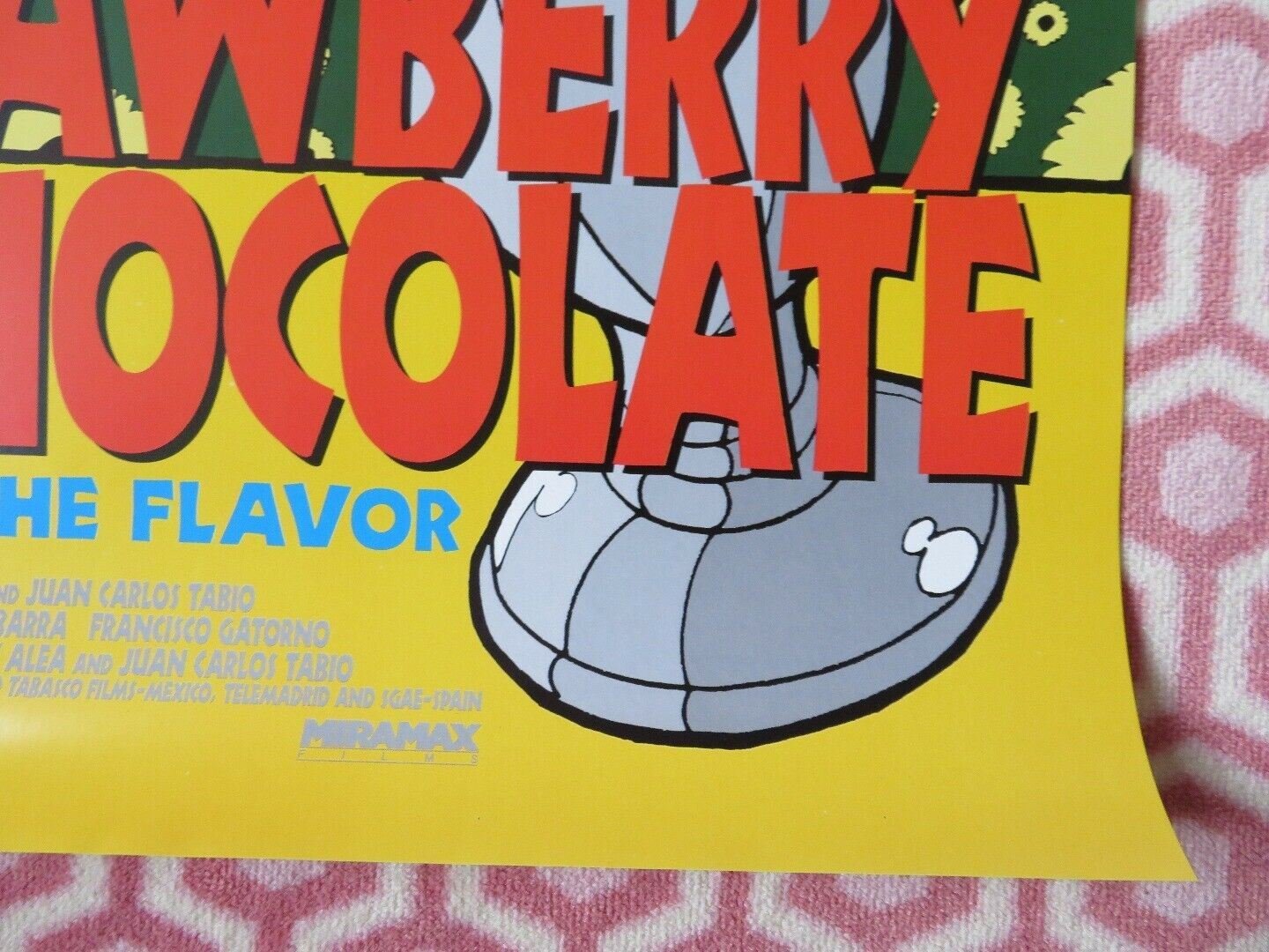STRAWBERRY AND CHOCOLATE US ONE SHEET ROLLED POSTER ROBERT REDFORD 1994 Movie posters