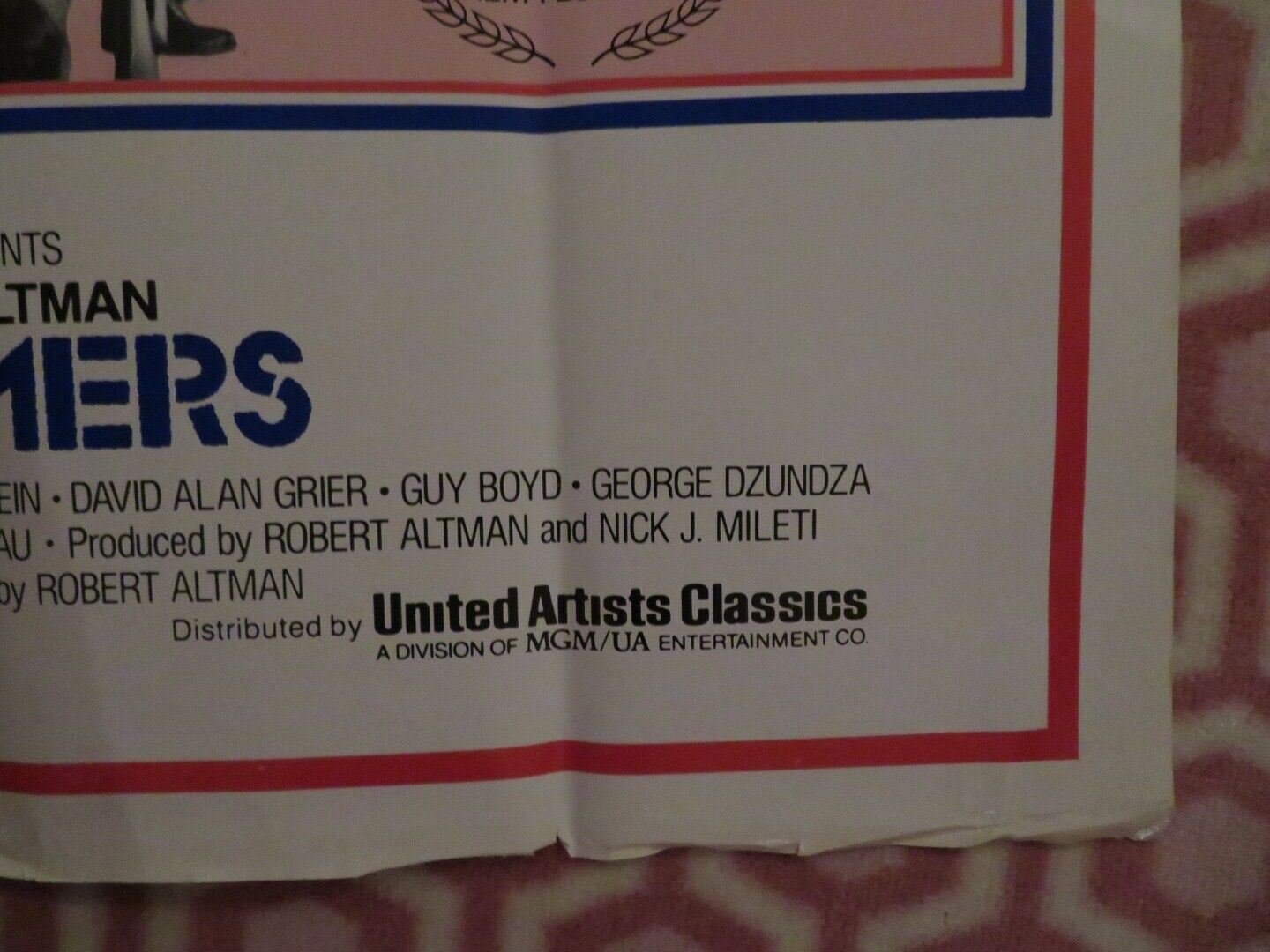 STREAMERS FOLDED US ONE SHEET POSTER ROBERT ALTMAN MATTHEW MODINE 1983 Movie posters