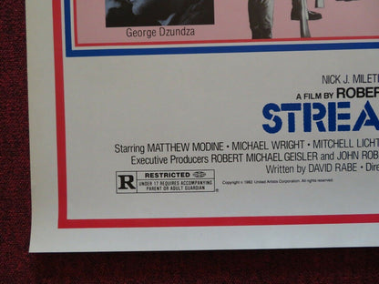STREAMERS US ONE SHEET ROLLED POSTER ROBERT ALTMAN MATTHEW MODINE 1983 Movie posters