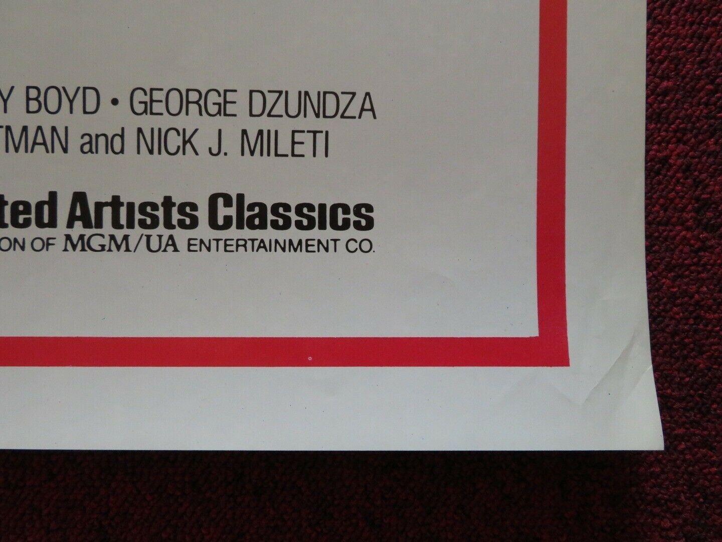 STREAMERS US ONE SHEET ROLLED POSTER ROBERT ALTMAN MATTHEW MODINE 1983 Movie posters