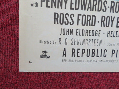STREET BANDITS FOLDED US ONE SHEET POSTER PENNY EDWARDS ROBERT CLARKEN 1951 - Rendezvous Cinema