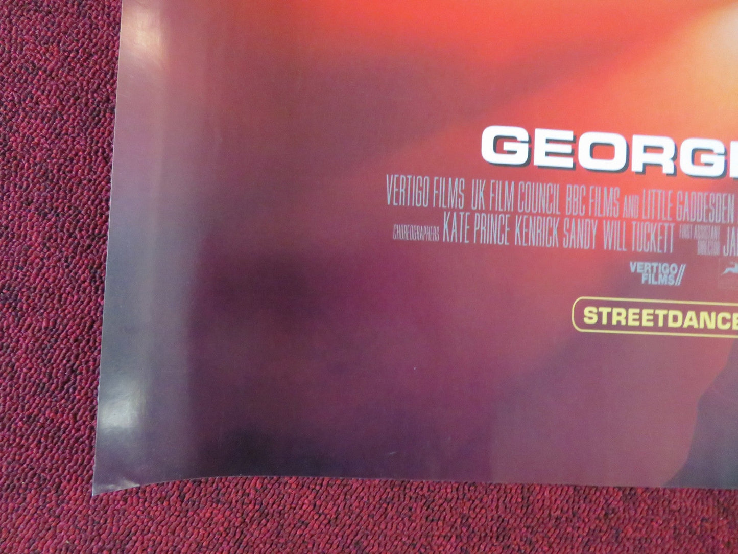 STREET DANCE 3D UK QUAD (30"x 40") ROLLED POSTER DIVERSITY FLAWLESS 2010 Rendezvous Cinema Movie posters