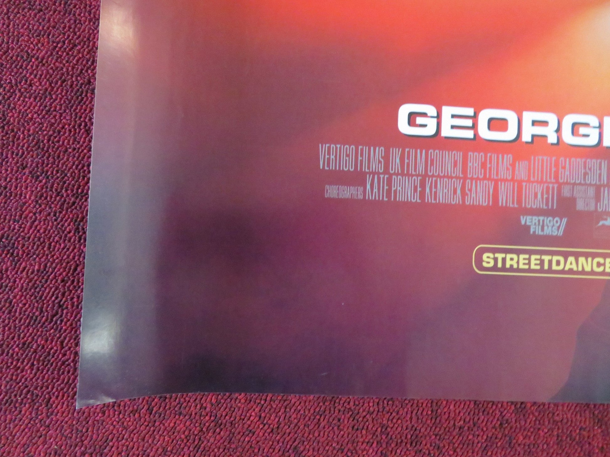 STREET DANCE 3D UK QUAD (30"x 40") ROLLED POSTER DIVERSITY FLAWLESS 2010 Rendezvous Cinema Movie posters