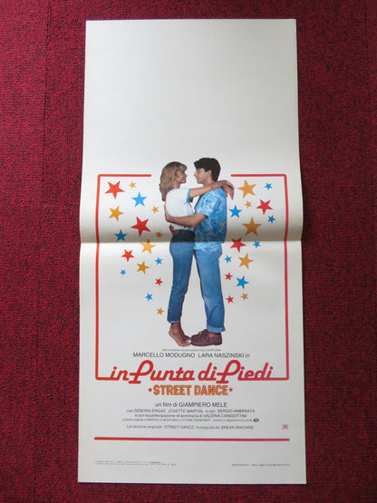 STREET DANCE ITALIAN LOCANDINA POSTER MARCELLO MODUGNO LARA LAMBERTI 1984 Rendezvous Cinema Movie posters
