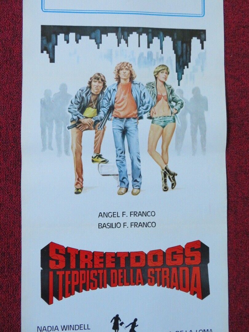 STREET DOGS-I TEPPISTI DELLA STRADA ITALIAN LOCANDINA (27.5"x13") POSTER 1982 - Rendezvous Cinema