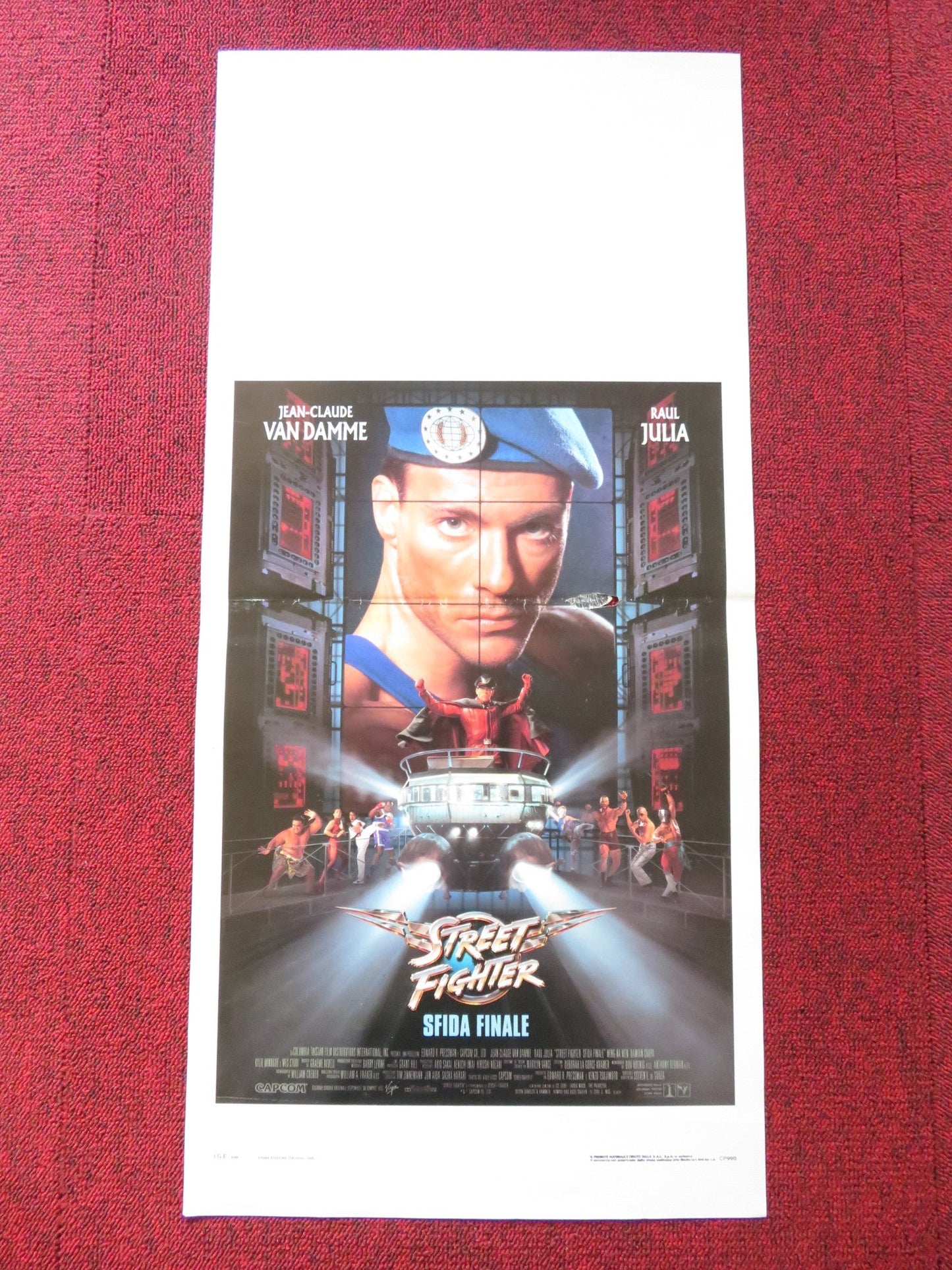 STREET FIGHTER ITALIAN LOCANDINA POSTER JEAN - CLAUDE VAN DAMME RAUL JULIA 1994 Rendezvous Cinema Movie posters