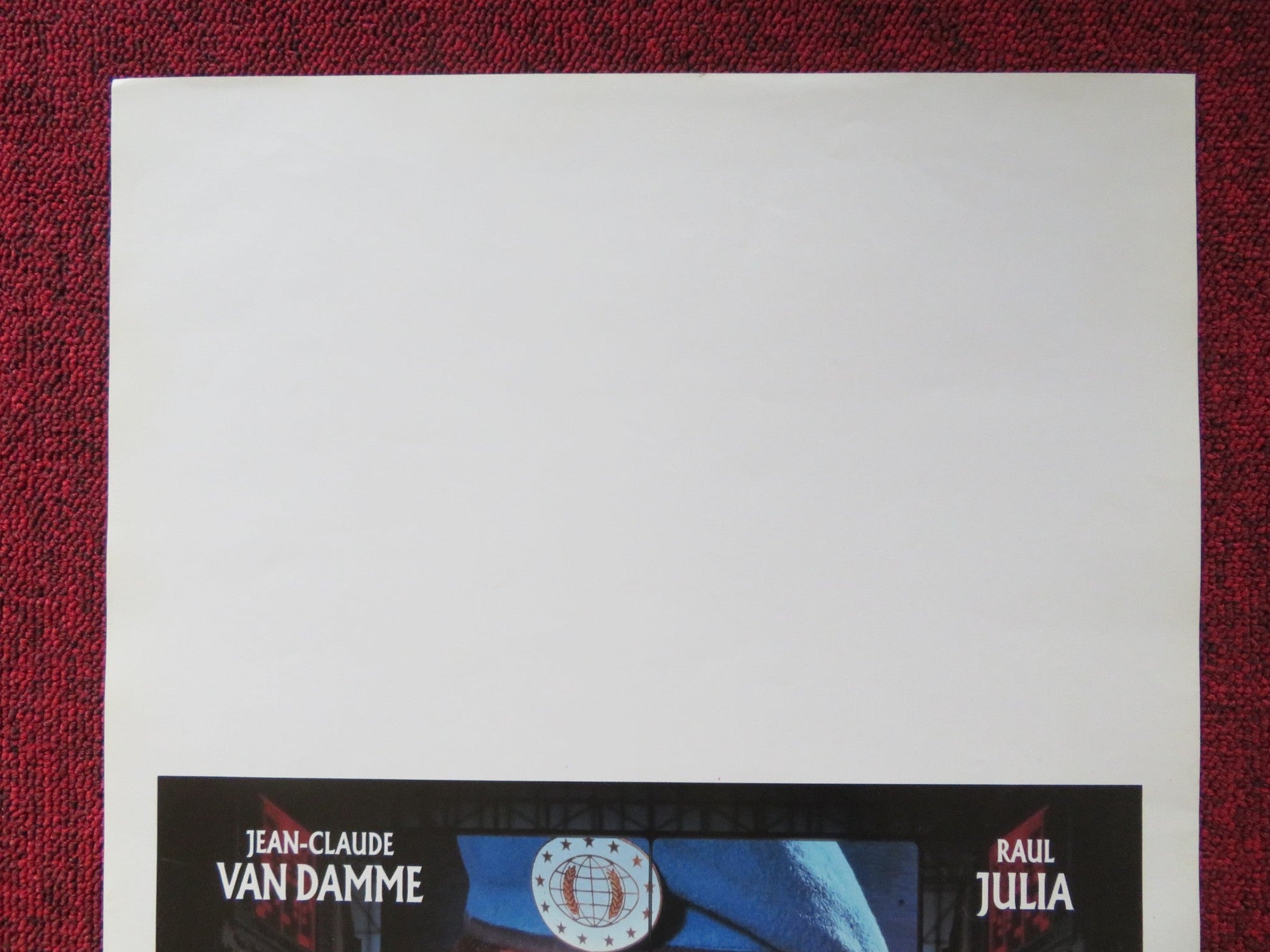 STREET FIGHTER ITALIAN LOCANDINA POSTER JEAN - CLAUDE VAN DAMME RAUL JULIA 1994 Rendezvous Cinema Movie posters