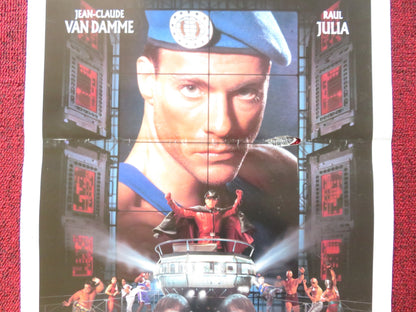 STREET FIGHTER ITALIAN LOCANDINA POSTER JEAN - CLAUDE VAN DAMME RAUL JULIA 1994 Rendezvous Cinema Movie posters