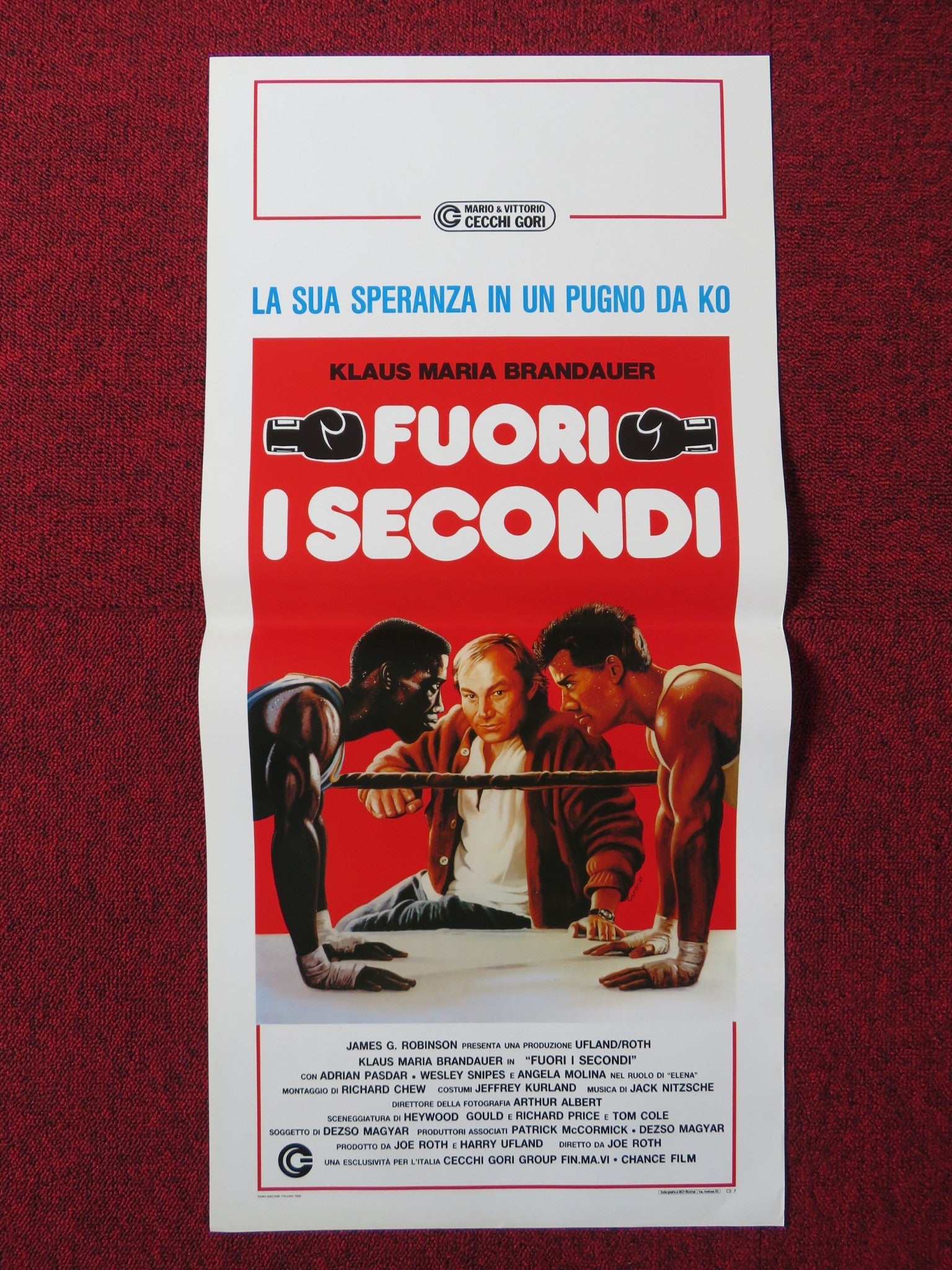 STREETS OF GOLD ITALIAN LOCANDINA POSTER KLAUS M. BRANDAUER WESLEY SNIPES 1988 Rendezvous Cinema Movie posters